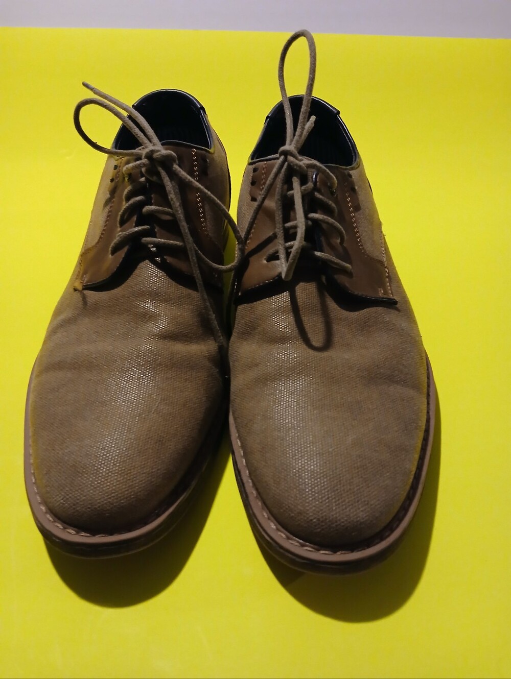 Ashford Hayes Men's Brown Lace-Up Derby Shoes. Size 9.5